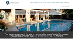 Desktop Screenshot of executive-homes-huahin.com